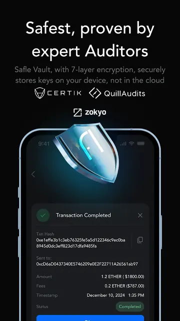 Safle - Web3 Wallet screenshot 3