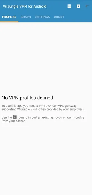 WiJungle SSL VPN screenshot 1