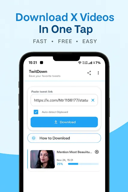 TwitDown – X/Tweet Video Saver screenshot 3
