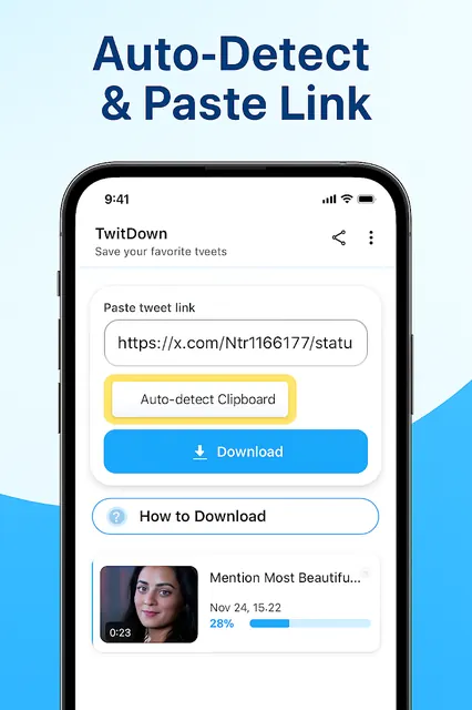 TwitDown – X/Tweet Video Saver screenshot 2