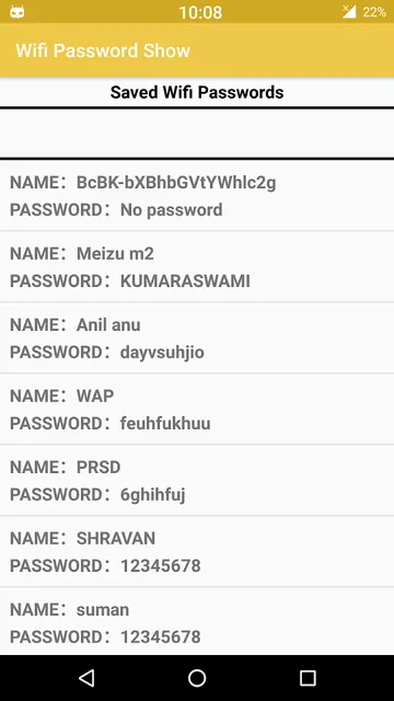 WiFi Password Show screenshot 2