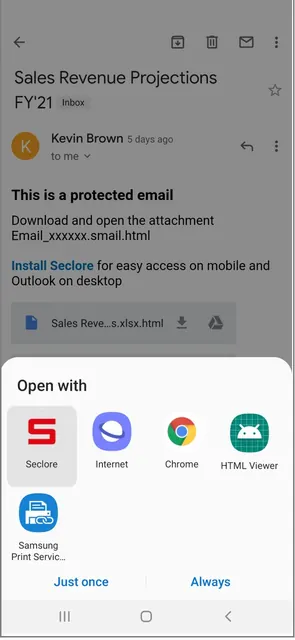 Seclore screenshot 1