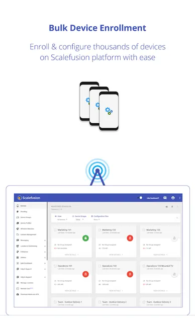 Scalefusion -Kiosk & MDM Agent screenshot 1