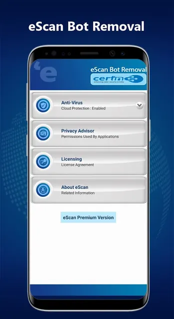 eScan CERT-In Bot Removal screenshot 1