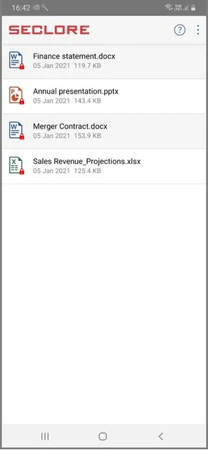 Seclore screenshot 2