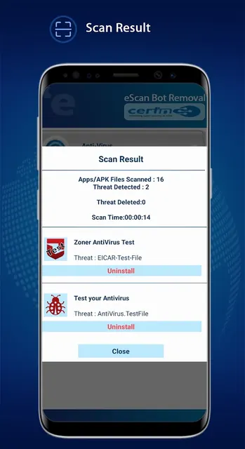 eScan CERT-In Bot Removal screenshot 4