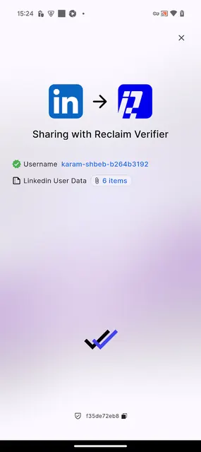 Reclaim Verifier screenshot 6