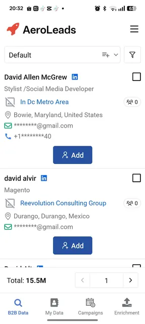 AeroLeads screenshot 1