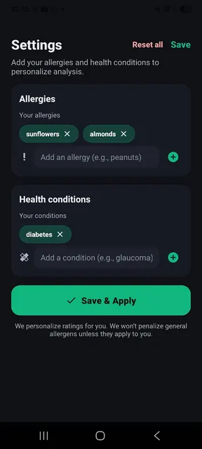 Food Checker: Ingredients Scan screenshot 3