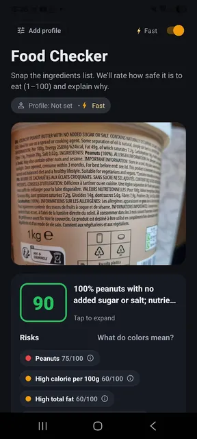 Food Checker: Ingredients Scan screenshot 2