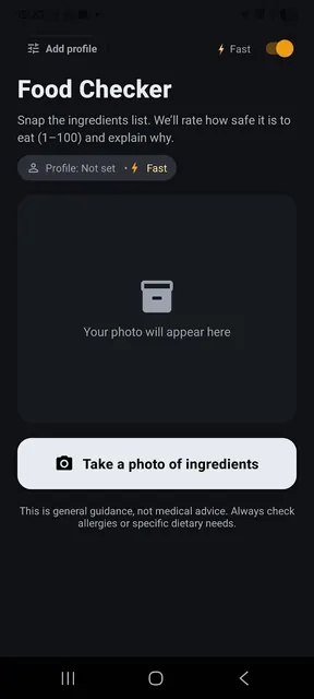 Food Checker: Ingredients Scan screenshot 1