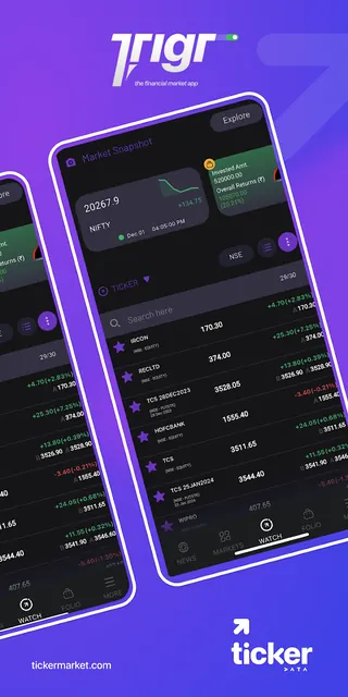 Trigr - financial market app screenshot 1
