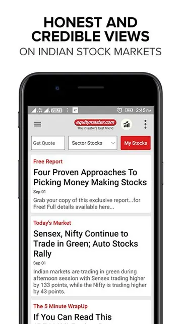 Equitymaster: Honest Research screenshot 1