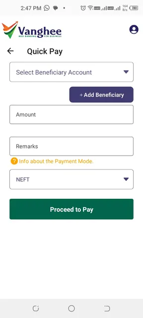 Vanghee Lite: Neo Banking screenshot 3