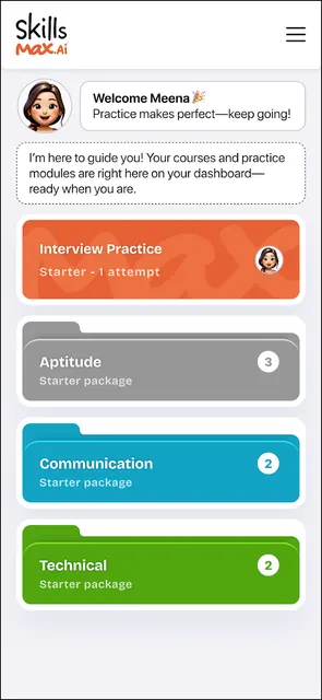 SkillsMax.Ai: Interview Prep screenshot 1