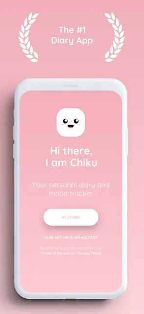 Chiku – Journal & Mood Tracker screenshot 1