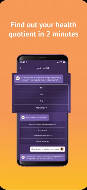 Happily Health, a Wellness App screenshot 1