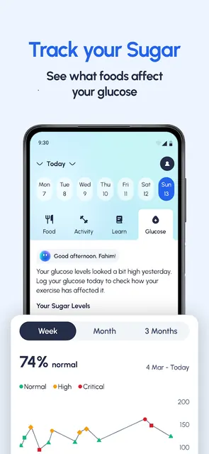 Tap Health: Blood Sugar Coach screenshot 3