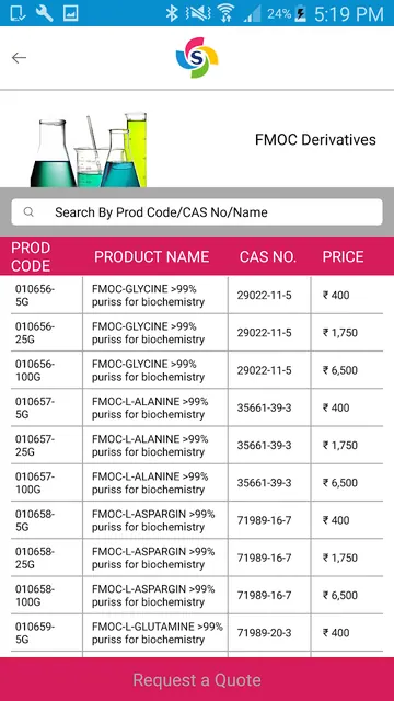 Spectrochem screenshot 3