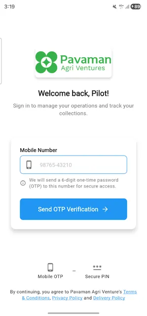 Pavaman Pilot App screenshot 1
