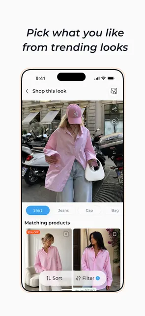benny: AI fashion search screenshot 5