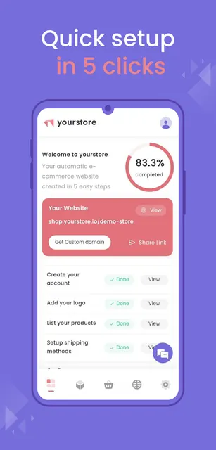Yourstore - Ecommerce app screenshot 1