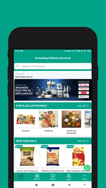 GreenBag Delivery Services screenshot 1