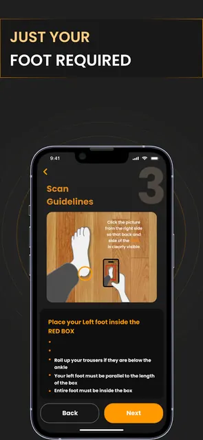 MS ShoeSizer Foot Measurement screenshot 5
