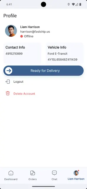 Bagisto Delivery Boy screenshot 5