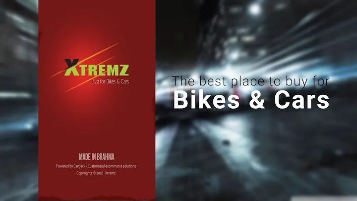 XTREMZ bike & Car accessories  screenshot 1