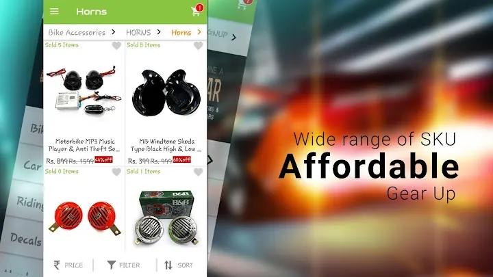 XTREMZ bike & Car accessories  screenshot 4