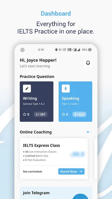 IELTS Tutorials: Exam Practice screenshot 1