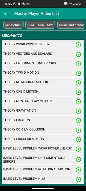 IIT JEE Video Lectures PYQ screenshot 2