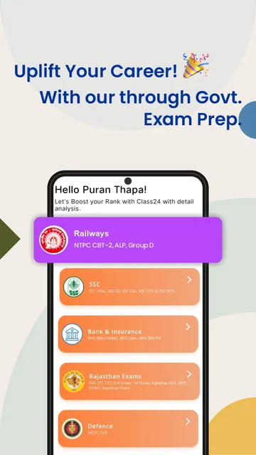Class24: Govt Exam Prep App screenshot 1