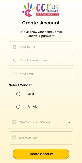 Cc Plus Tuition App screenshot 1