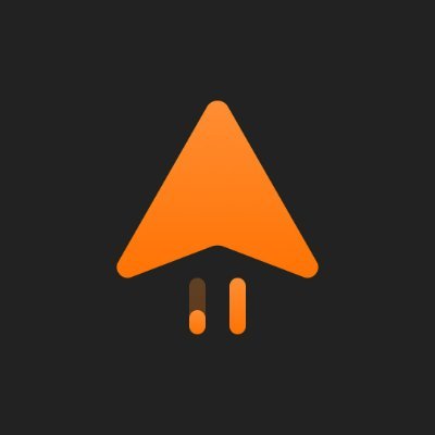 Upraised logo
