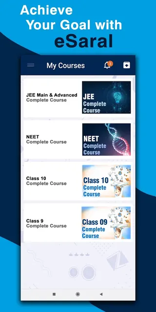 eSaral - Exam Preparation App screenshot 1