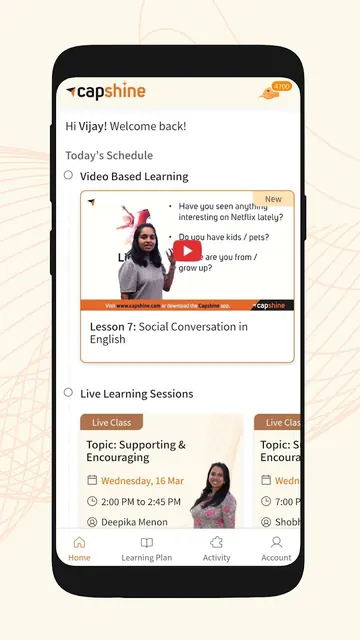 Capshine Live English Learning screenshot 4