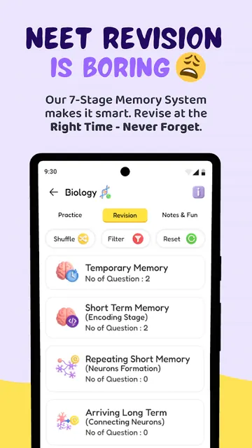 MemoNeet: Neet Revision App screenshot 2