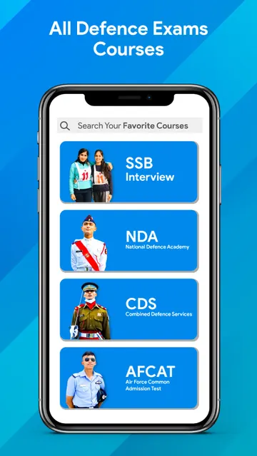 Defence Exams Preparation App screenshot 1