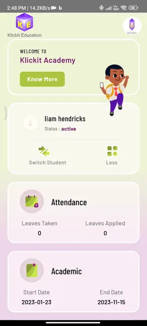 Klickit Parent App screenshot 3