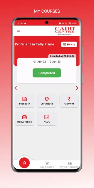 CADD Centre - Student App screenshot 2