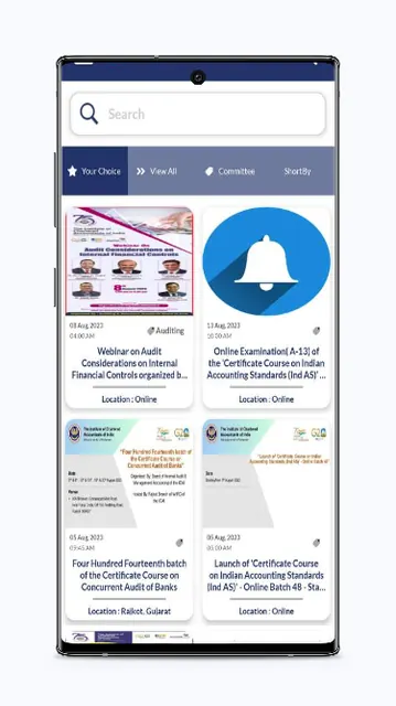 ICAI screenshot 2