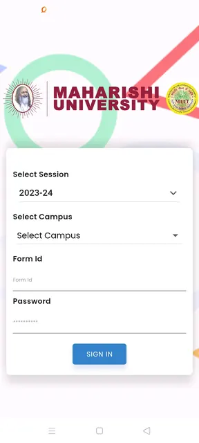 Maharishi University screenshot 2