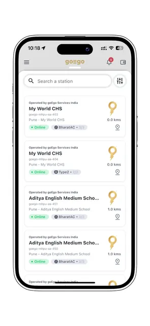 goME - EV Charging Network screenshot 3