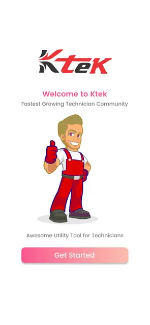 KTEK Technician APP screenshot 1