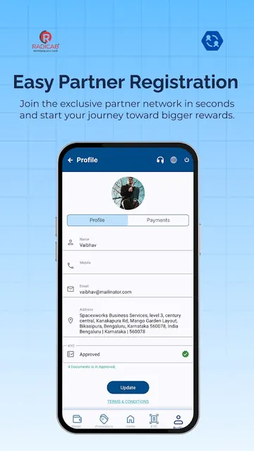 Radicab Partner Connect screenshot 4