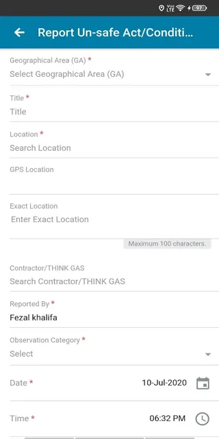 Think Gas iReport screenshot 4