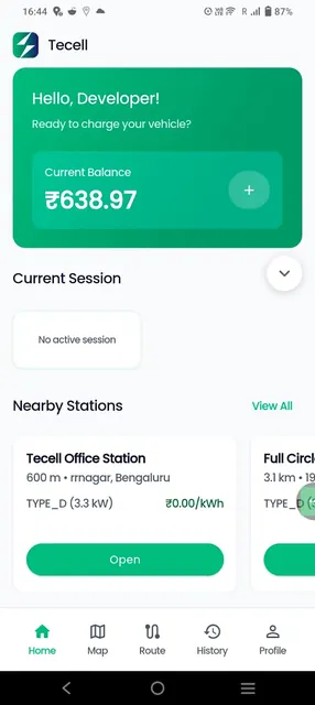 Tecell - EV Charging screenshot 2