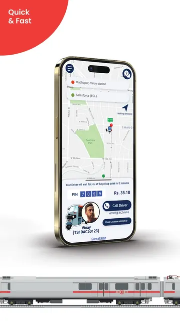 MetroRide India screenshot 5